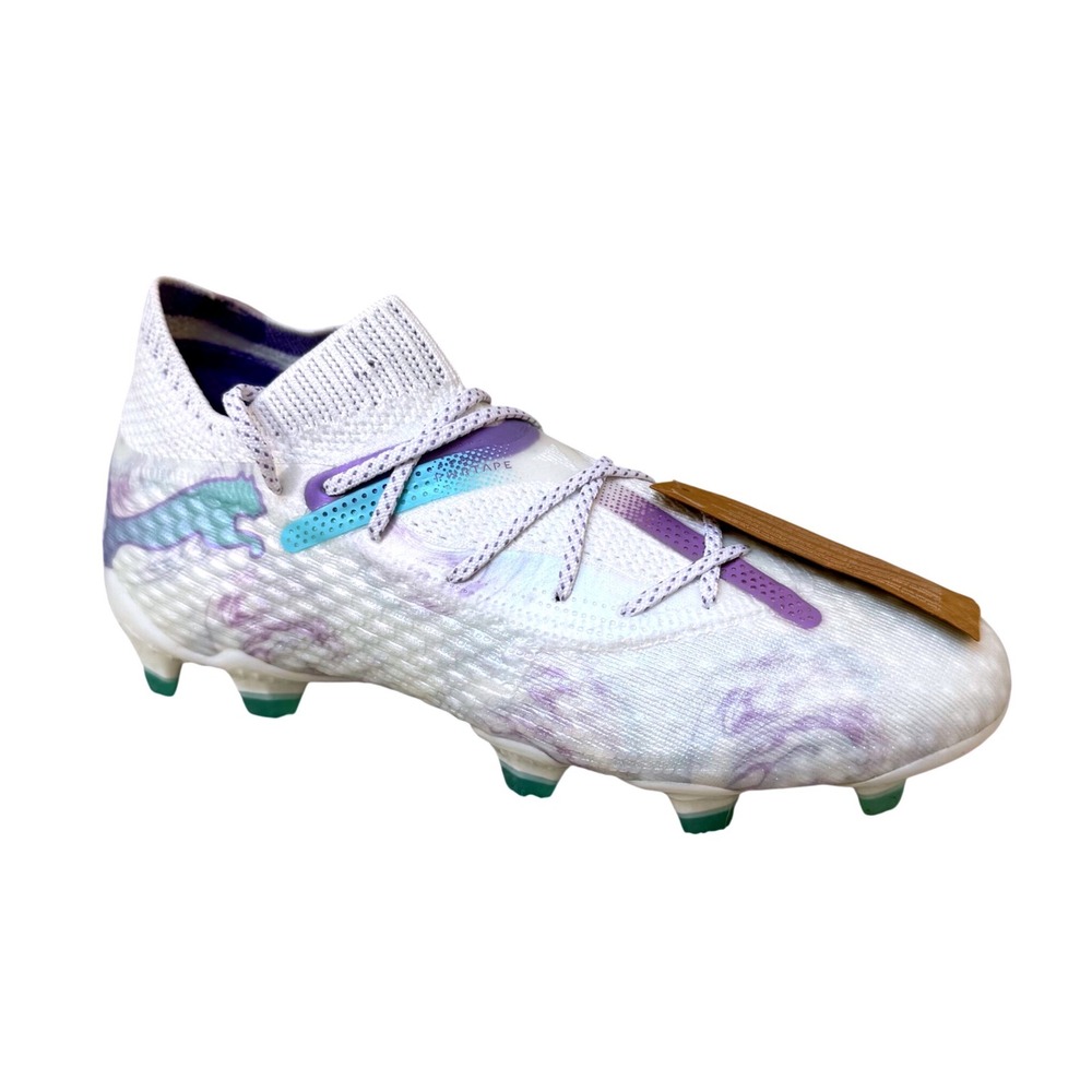 Puma Future 7 Ultimate BL FG/AG W Soccer Cleats White Purple Women 5.5 108182 01